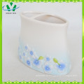 2015 Горячий керамический аксессуар для ванной комнаты с голубым цветком Sinensis